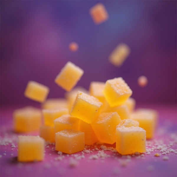 Psilocybin Tropical Bliss – Sweet Escape Vegan Cube Gummies